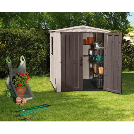 Casuta gradina Keter Factor 6x6 cu usa dubla [4]