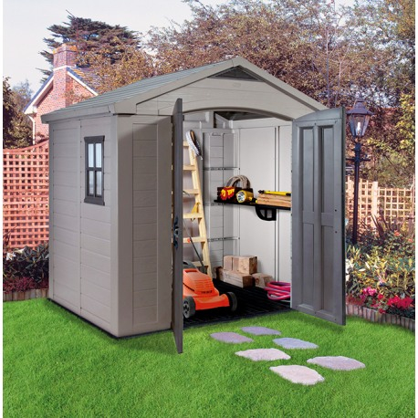 Casuta gradina Keter Factor 8x6 cu usa dubla [2]