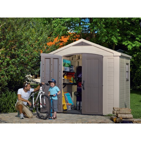 Casuta gradina Keter Factor 8x6 cu usa dubla [4]