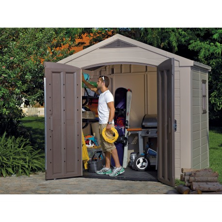 Casuta gradina Keter Factor 8x6 cu usa dubla [3]