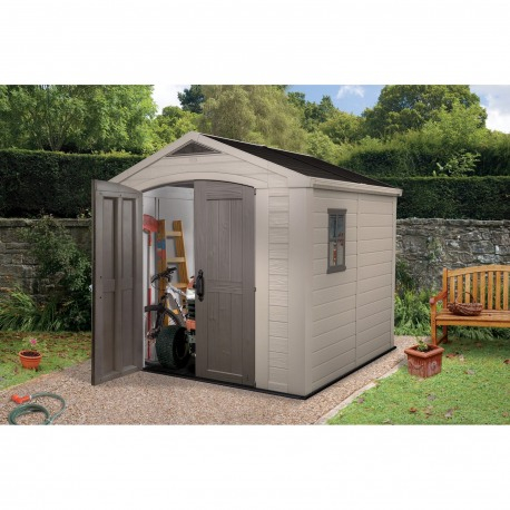 Casuta gradina Keter Factor 8x8 cu usa dubla [2]