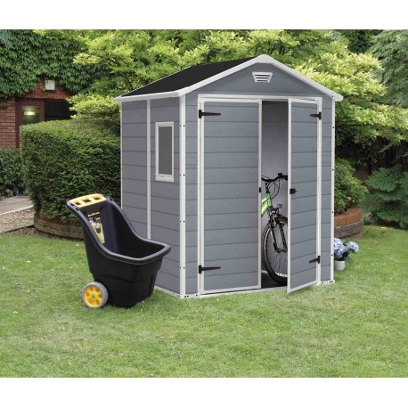 Casuta gradina Curver Manor 6x5 cu usa dubla [4]