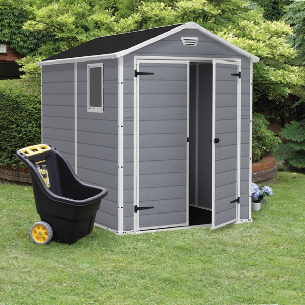Casuta gradina Keter Manor 6x8 cu usa dubla [3]