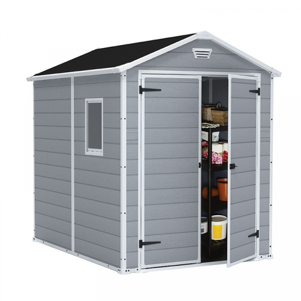 Casuta gradina Keter Manor 6x8 cu usa dubla [5]