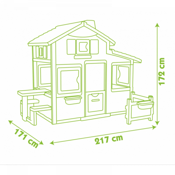 Casuta pentru copii, Smoby Friends [8]