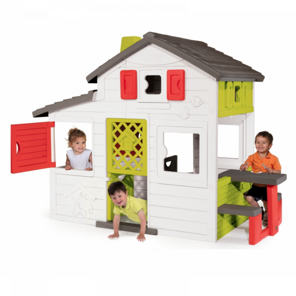 Casuta pentru copii, cu bucatarie, Smoby Friends [2]