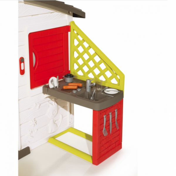 Casuta pentru copii, cu bucatarie, Smoby Friends [4]