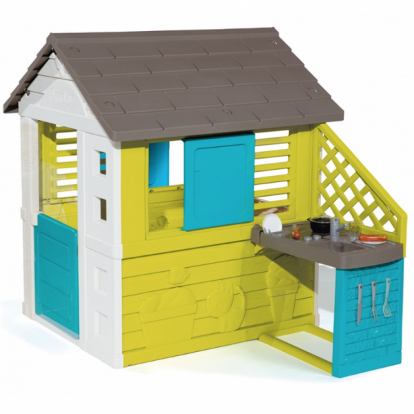 Casuta pentru copii cu bucatarie, Smoby Pretty [2]