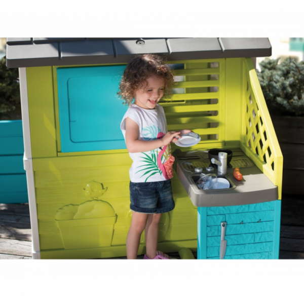 Casuta pentru copii cu bucatarie, Smoby Pretty [3]