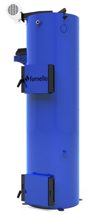 Cazan (centrala) pe combustibil solid tip lumanare Fornello Turbo 50 kW, cu ventilator si automatizare [3]