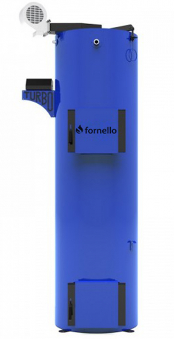 Cazan (centrala) pe combustibil solid tip lumanare Fornello Turbo 50 kW, cu ventilator si automatizare [4]