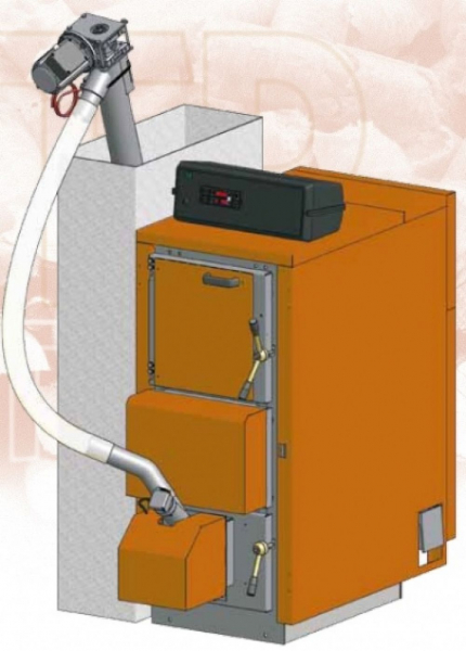 Cazan din otel cu functionare lemne-peleti, 30 Kw, Step DPLX29R [2]