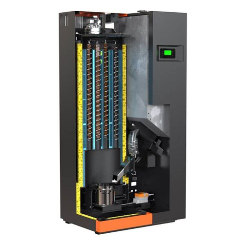 Cazan din otel pe peleti cu pompa de circulatie. vas de expansiune, presostat si supapa incluse, Atlas PelleTech 26 Pack - 26 kW [2]