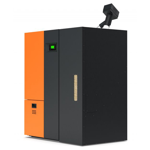 Cazan din otel pe peleti cu pompa de circulatie. vas de expansiune, presostat si supapa incluse, Atlas PelleTech 26 Pack - 26 kW [3]