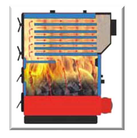 Cazan din otel pe combustibil solid, 233 kW, Emtas EK3G-200 [3]