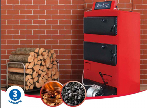 Cazan din otel pe combustibil solid, 174 kW, Maktek MKK 150 [6]