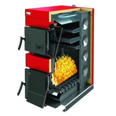 Centrala pe lemn / combustibil solid cu ardere clasica Burnit model NWB MAX V 3 45 kw [3]