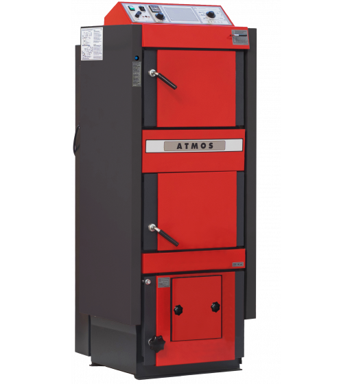 Cazan mixt peleti si lemne Atmos, cu gazeificare, model DC25SP 25 kw [2]