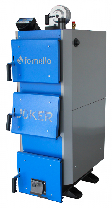 Cazan pe combustibil solid, lemn, carbune, Fornello JOKER 42 kW, cu ventilator si automatizare [6]