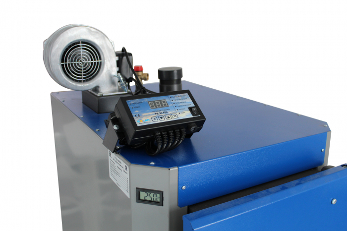 Cazan pe combustibil solid, lemn, carbune, Fornello JOKER 29 kW, cu ventilator si automatizare [8]