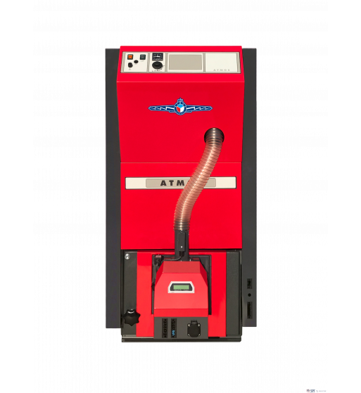 Cazan pe peleti Atmos, model D20PX 20 kw cu arzator, rezervor de peleţi, alimentator cu peleţi - 175 litri [3]