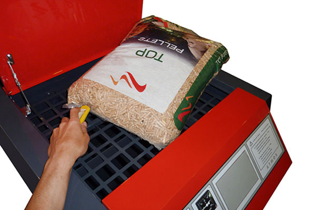 Cazan pe peleti Atmos, model D20PX 20 kw cu arzator, rezervor de peleţi, alimentator cu peleţi - 175 litri [8]