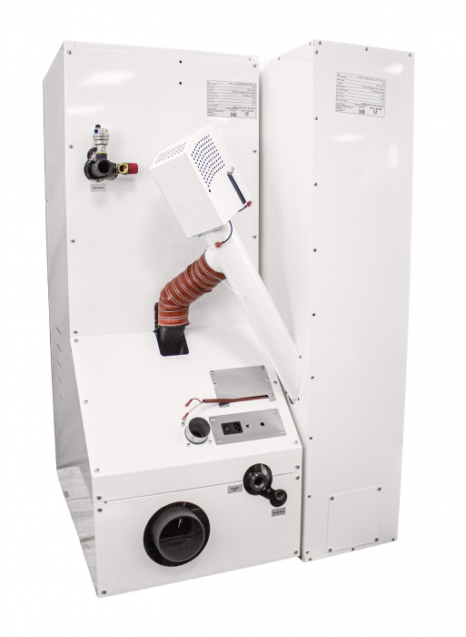 Centrala termica compacta pe peleti Fornello Rossi Camino Compact 35 kw cu rezervor 153 l, pompa de circulatie, vas expansiune, tiraj fortat [4]