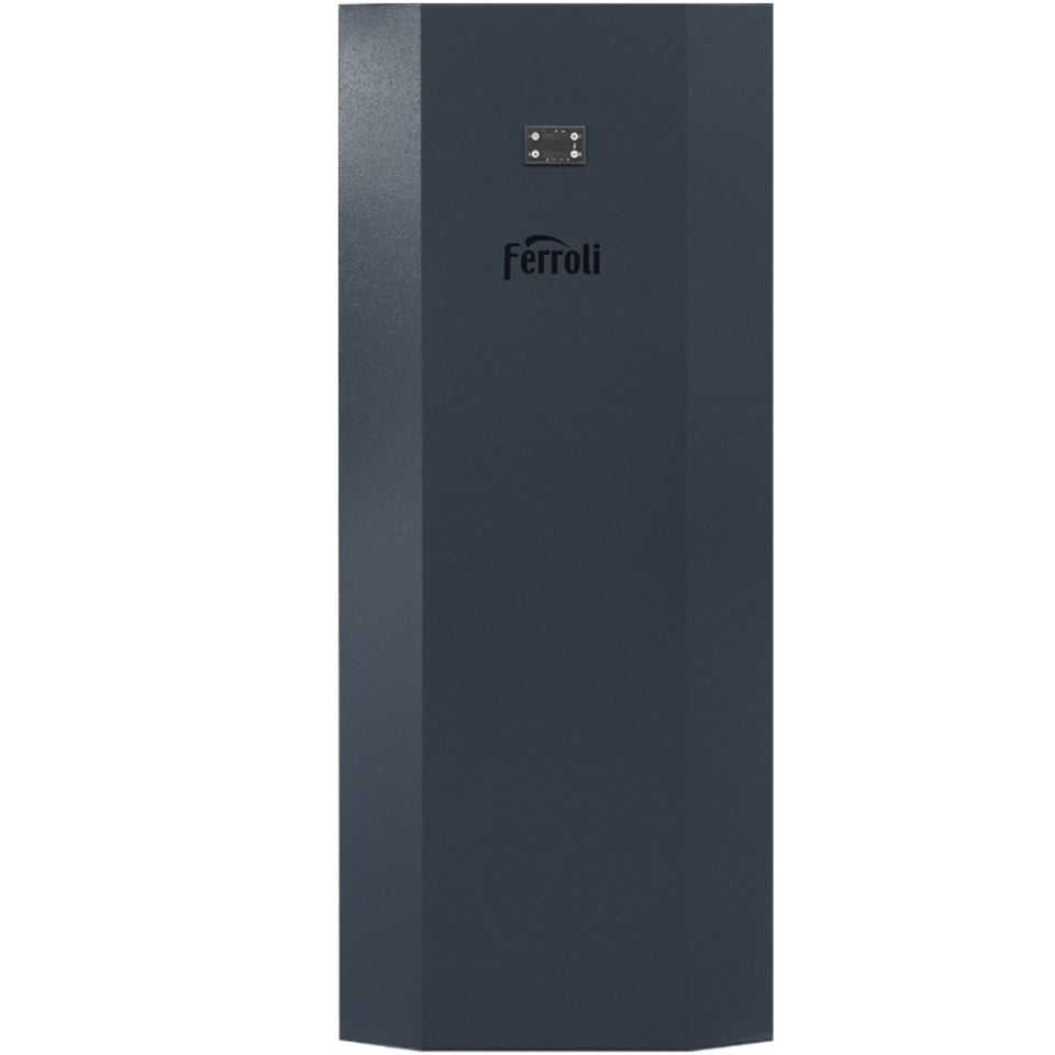 Cazan pe peleti Ferroli BioPellet Uno 30 kw complet echipat si automatizat [1]