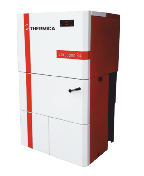 Cazan pe peleti cu autoreglare continua Thermica Biodom model Carpatino 34 - 30,8 kw [1]