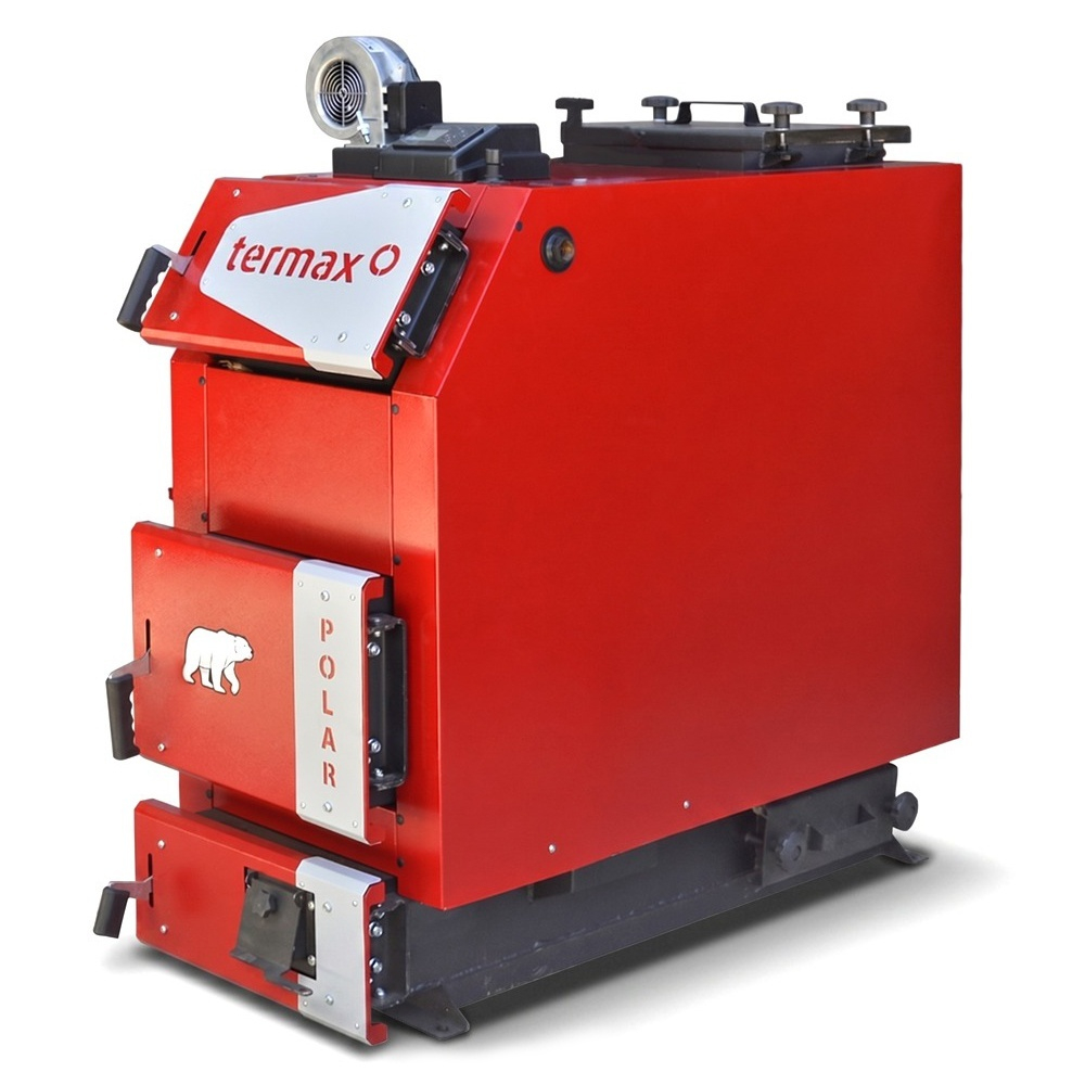 Cazan pe lemne si carbune Termax Polar 30 kW din otel 6 mm, 180 mp [3]
