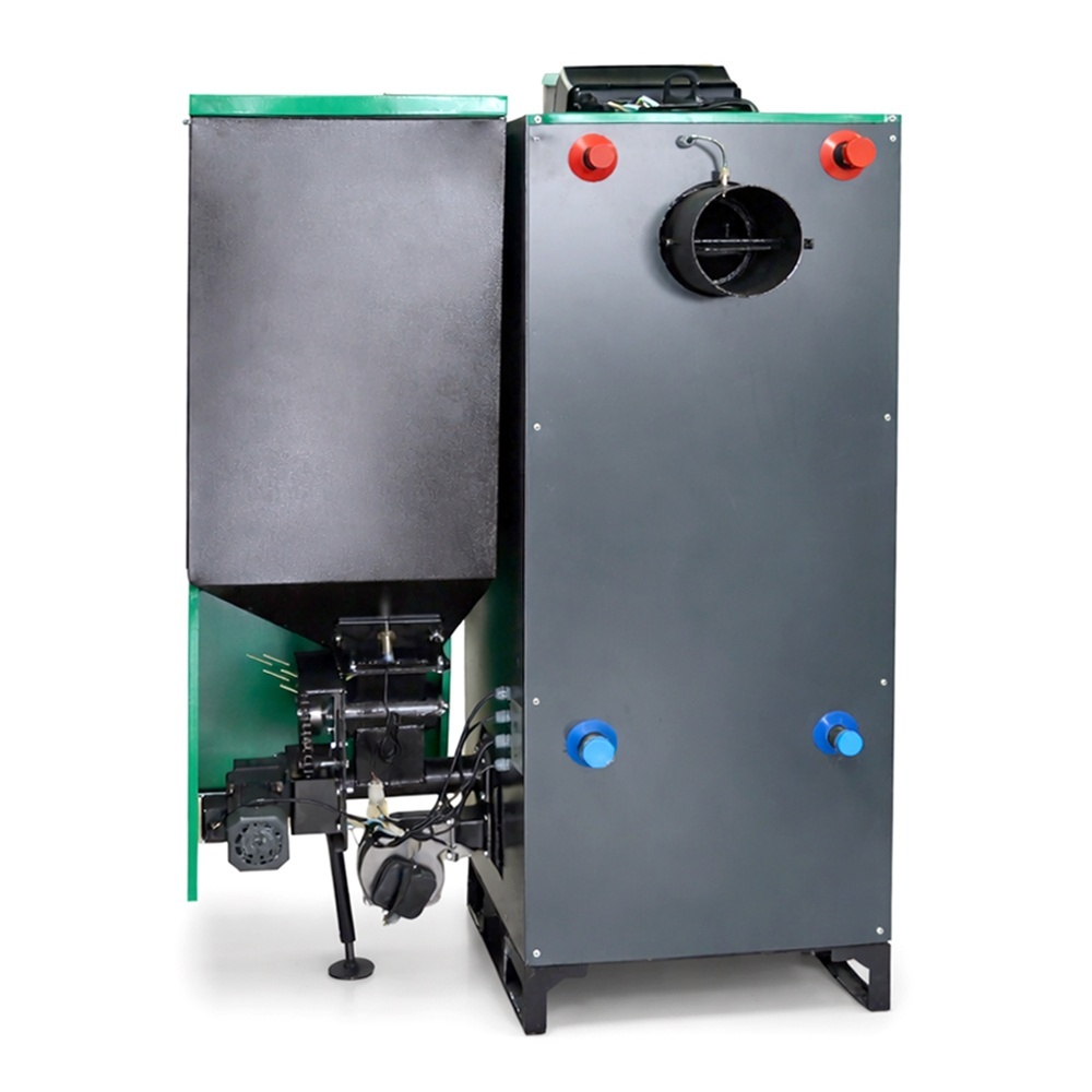 Centrala termica mixta peleti si lemn Termax 25 kW cu buncar 150 kg si ventilator [4]