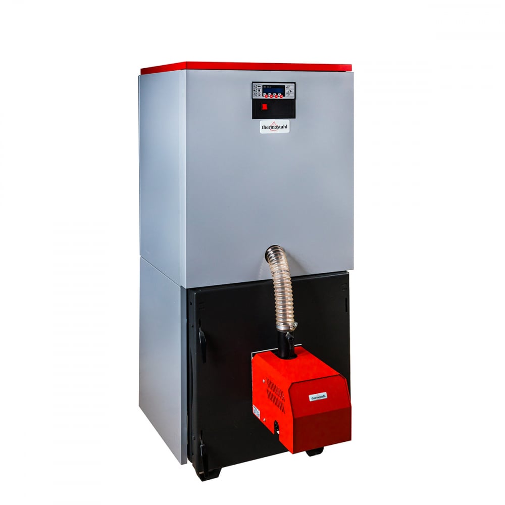 Centrala pe peleti cu arzator automat Thermostahl PLC MINI 35 kw [1]