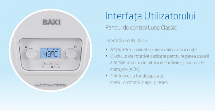 Centrala termica Baxi, model Luna Classic 28 INT-B [3]