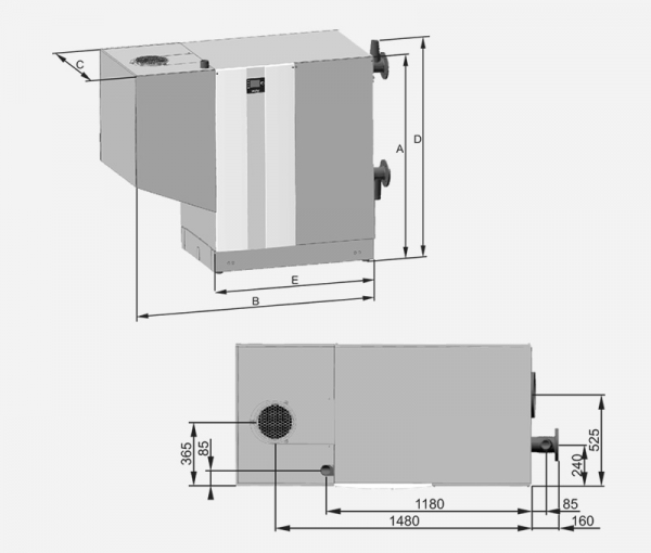 Centrala termica in condensatie de pardoseala, 752 kW, Wolf MGK-2 800 [6]