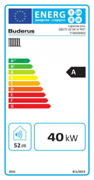 Centrala termica murala cu condensare Logamax plus GB172i-42 W H [4]