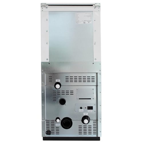 Cazan pe peleti compact Fornello model Rossi Camino Compact 25 kw, tiraj fortat, pompa de circulatie, vas expansiune [5]