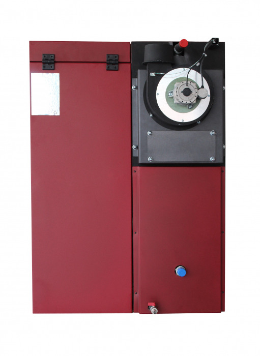 Centrala termica mixta lemn si peleti, Fornello Tera 28 KW, aprindere electrica peleti, fara modificari la schimbarea combustibilului, buncar 95 kg [4]
