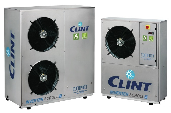 Chiller pentru racirea apei Clint seria Compact Line model CHA/IK/A 61 - 15,7 kw (compresor scroll inverter si modulul hidraulic cu pompa EC inverter) [1]