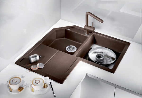 Chiuveta de colt din compozit, trufe, Blanco Metra 9 E [2]