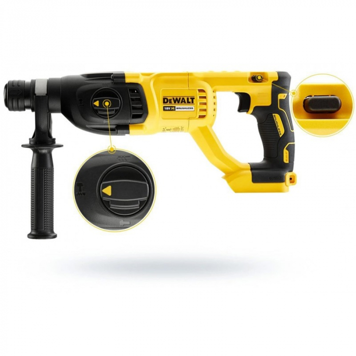 Ciocan Rotopercutor SDS-Plus DeWalt DCH133N 18V XR Li-Ion Brushless [7]