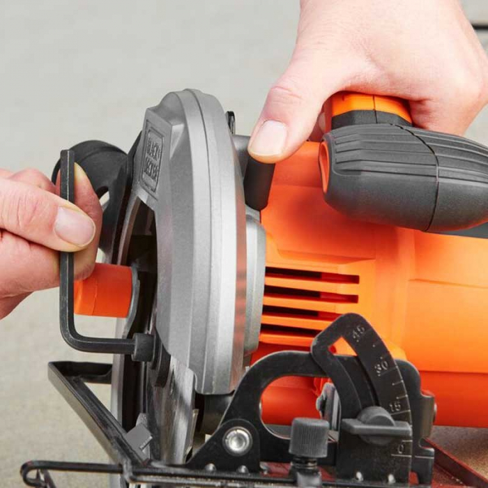Fierastrau Circular Manual 1500W 66 mm Black+Decker CS1550 [5]