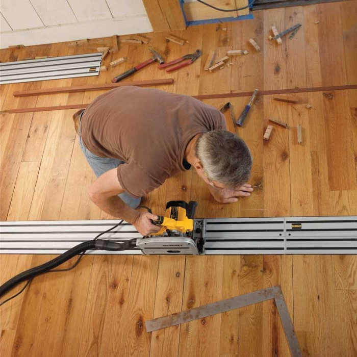 Circular de mana DeWALT DWS520KTR cu sina ghidaj inclusa 1300W 165mm 4000rpm [7]