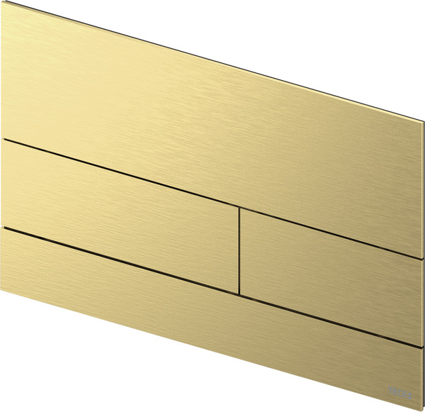 Clapeta WC TECESsquare II, metal, 2 trepte, Gold opentruic periat antiamprenta [2]