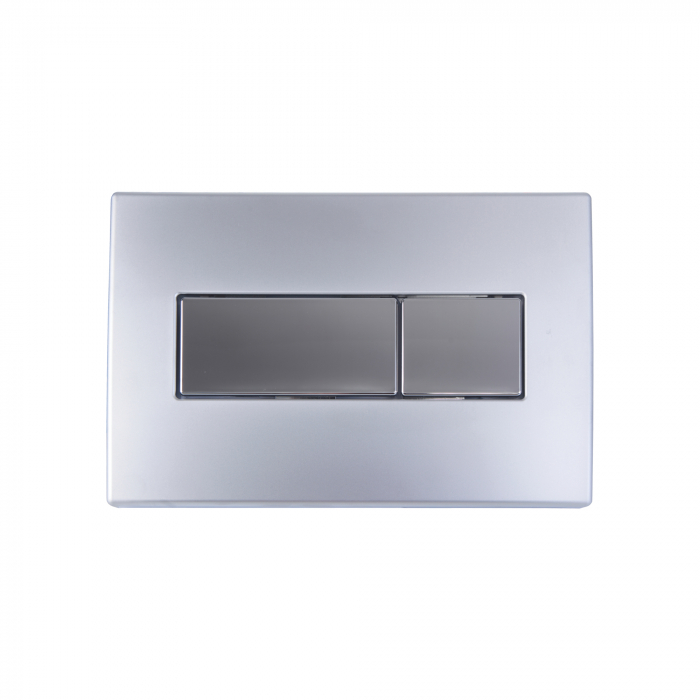 Clapeta de actionare, 245 mm x 160 mm, actionare dubla, rama cromat mat, Styron [1]