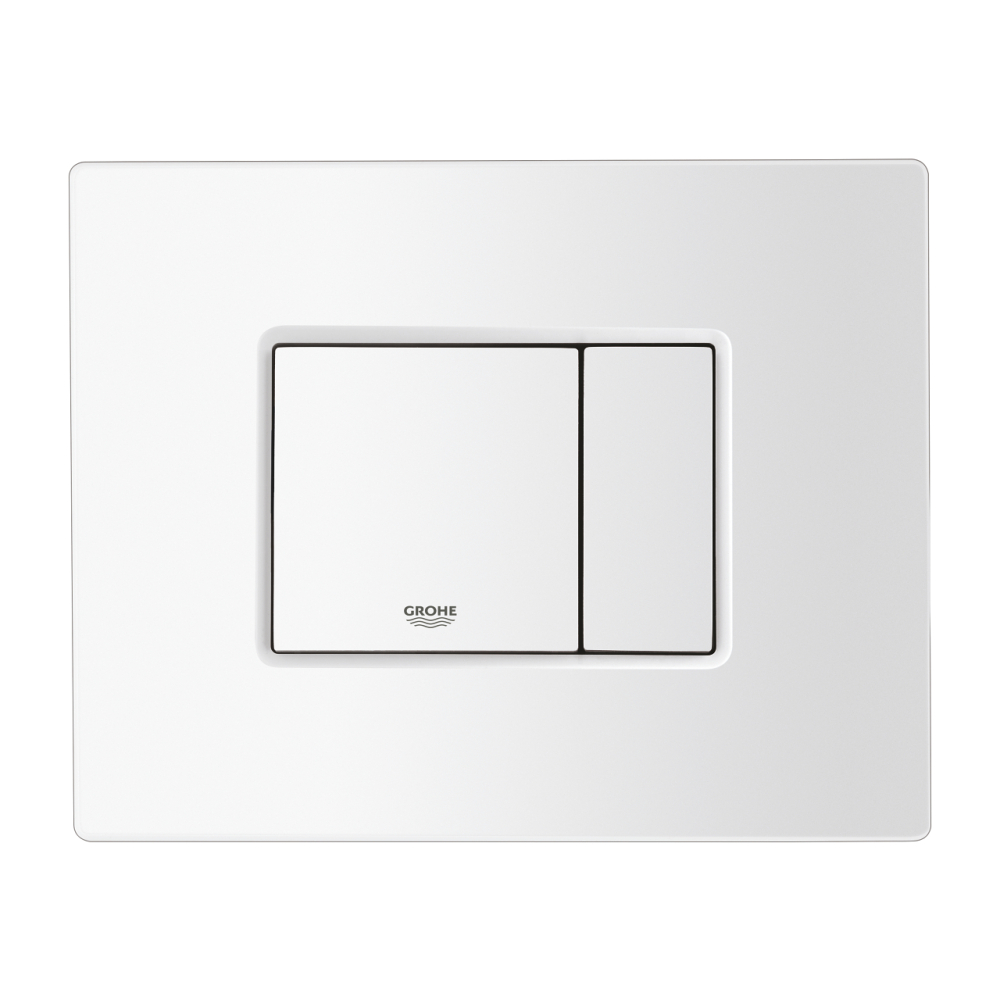 Clapeta WC Grohe even, dubla, verticala, 156 x 197 mm, platic, alb [3]