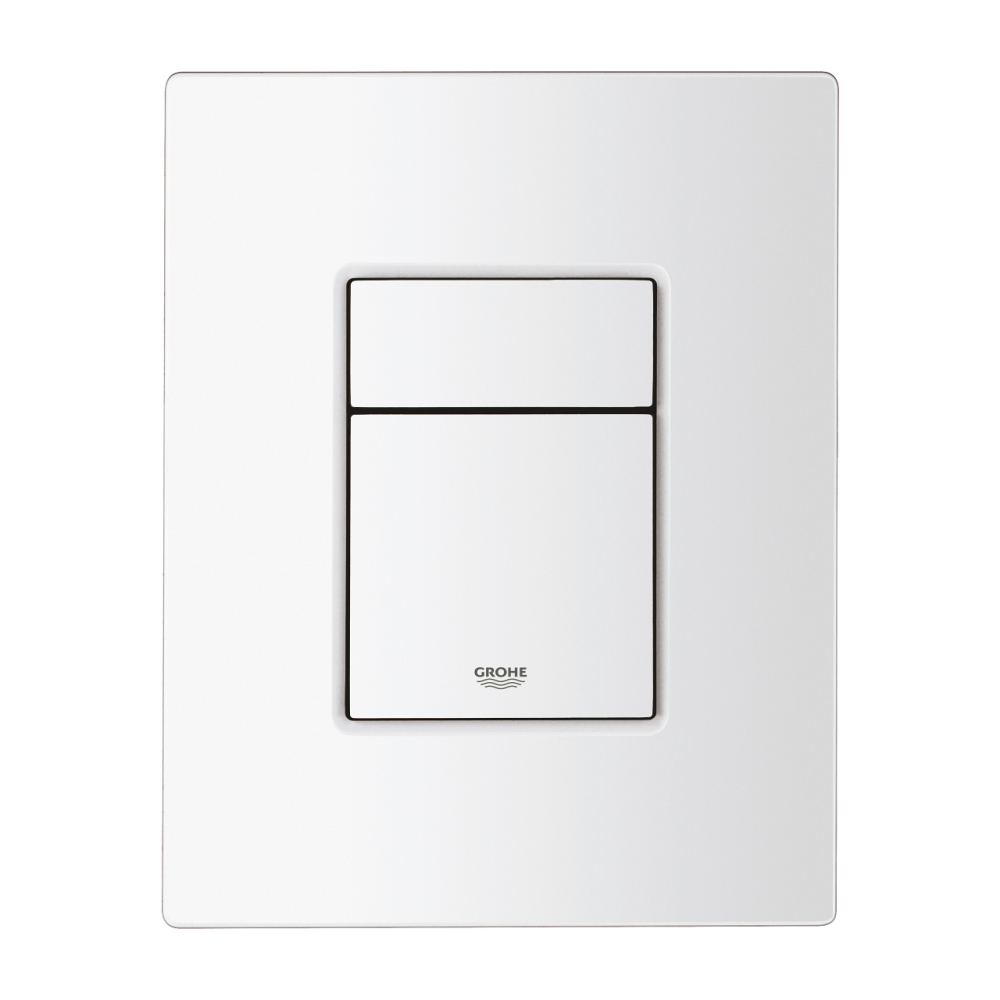 Clapeta WC Grohe even, dubla, verticala, 156 x 197 mm, platic, alb [4]