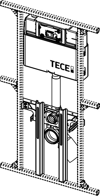 Unitate de conectare WC TECEprofil cu rezervor Uni [3]