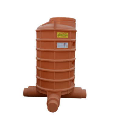 CAMIN VIZITARE EN 45° 3IN, 1 IESIRE D.315/250 H=1480 - VALROM GAMA KompactKIT [1]