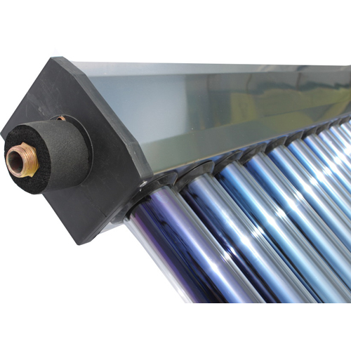 Panou solar presurizat Panosol model CPCS 15 tuburi vidate, reflectori CPC intre tuburi, suprafata absorbtie 2,7 m² [3]