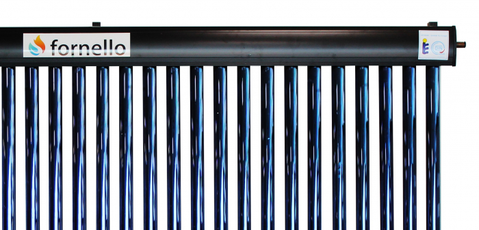 Colector solar presurizat, 20 de tuburi vidate, pentru acoperis inclinat sau fatada, Fornello Heat Pipe [2]